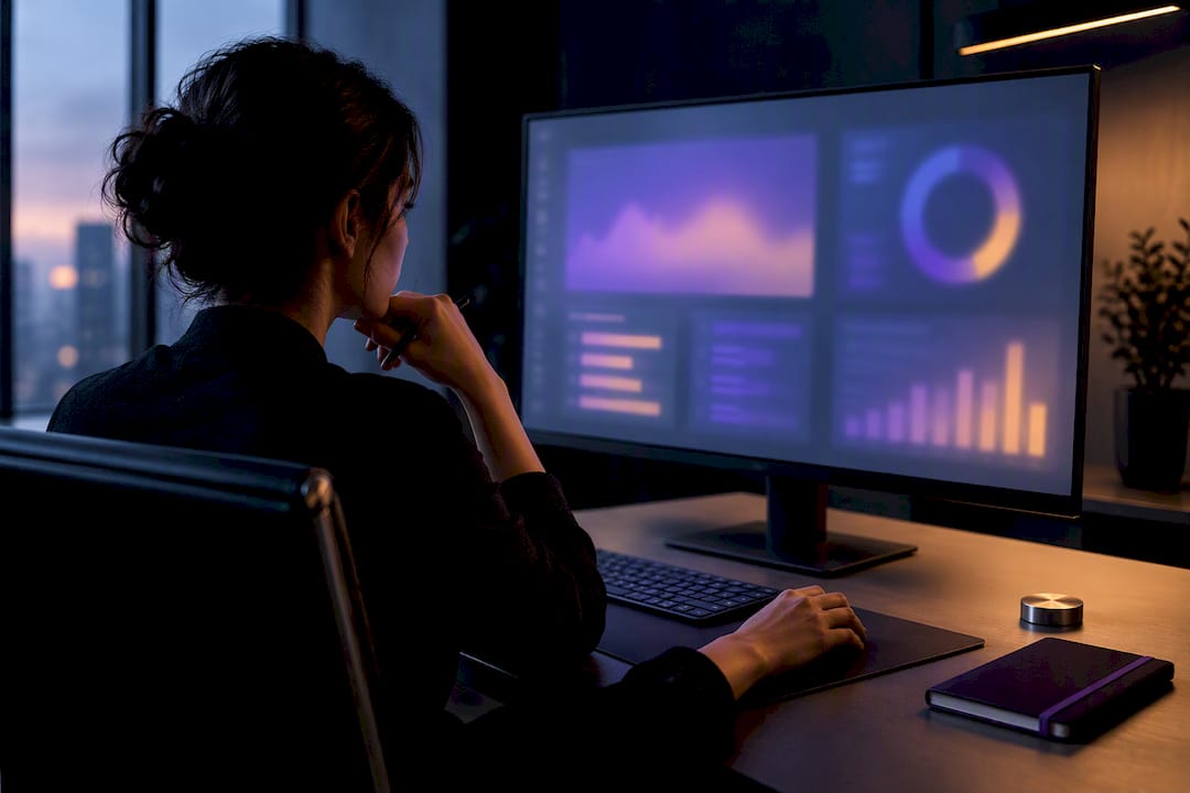 Analyst verifying evidence-backed marketing claims